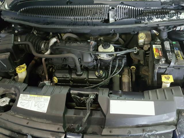 2D4GP44L57R215558 - 2007 DODGE GRAND CARA BLUE photo 7