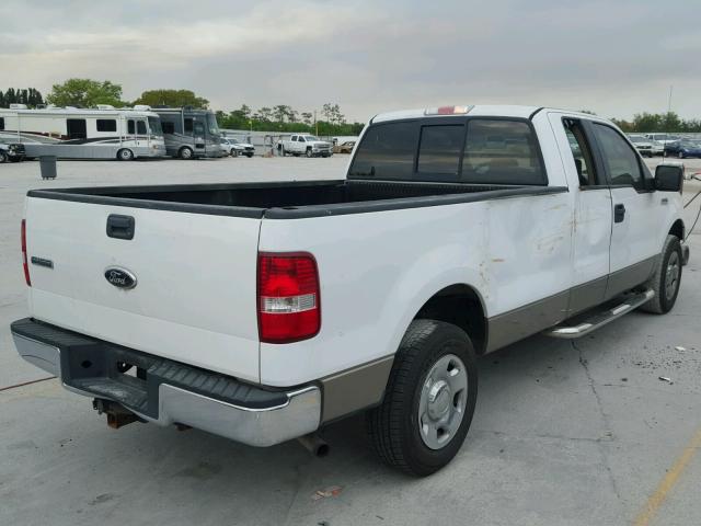 1FTVX125X6NA43921 - 2006 FORD F150 WHITE photo 4