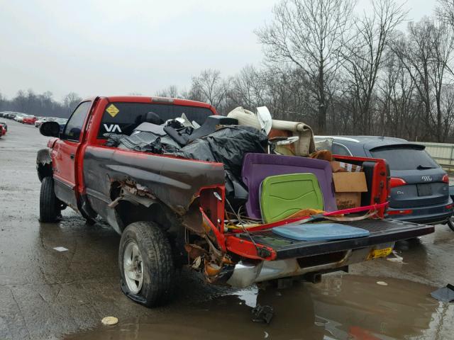 1B7HF16Y9XS246693 - 1999 DODGE RAM 1500 RED photo 3