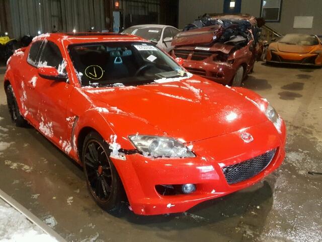 JM1FE173280214792 - 2008 MAZDA RX8 RED photo 1