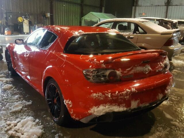 JM1FE173280214792 - 2008 MAZDA RX8 RED photo 3