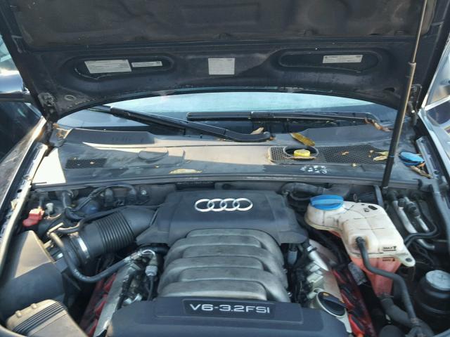 WAUDH74F08N046490 - 2008 AUDI A6 3.2 QUA BLUE photo 7