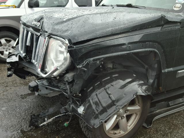 1J8GP58K79W511849 - 2009 JEEP LIBERTY LI BLACK photo 10