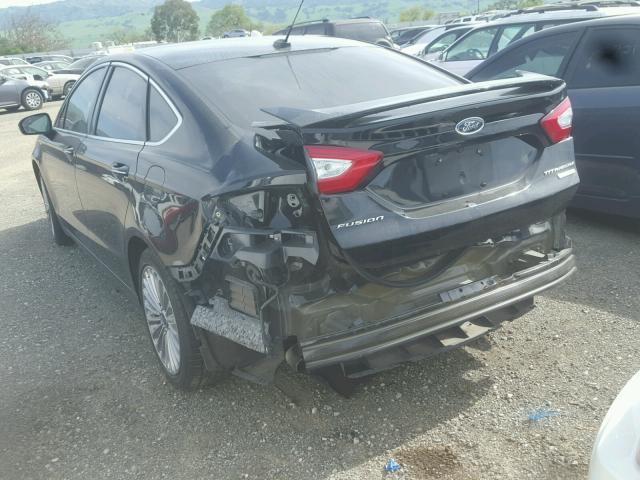 3FA6P0K9XGR135715 - 2016 FORD FUSION TIT BLACK photo 3