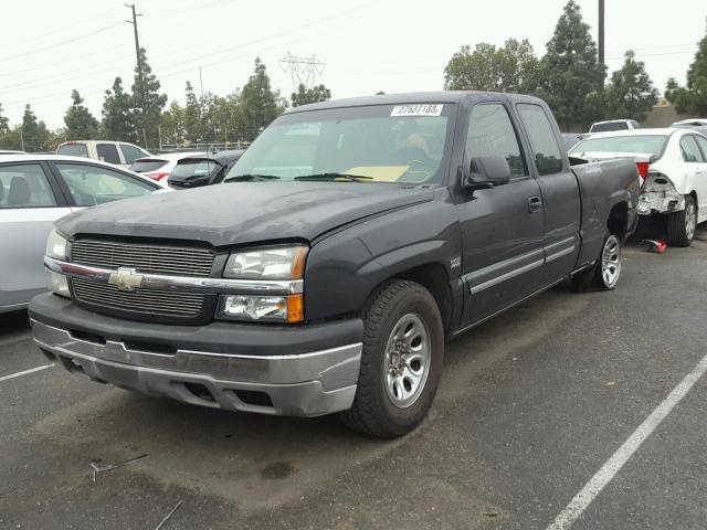 1GCEC19V93Z224790 - 2003 CHEVROLET SILVERADO BLACK photo 2