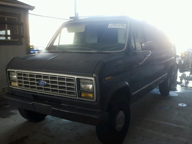 1FTFE24H6LHA78506 - 1990 FORD ECONOLINE GRAY photo 2