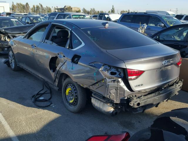 KMHGN4JE9GU117852 - 2016 HYUNDAI GENESIS 3. GRAY photo 3