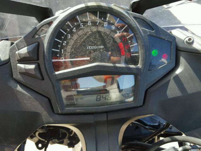 JKAEXEE14CDA05406 - 2012 KAWASAKI EX650 EC BLACK photo 8