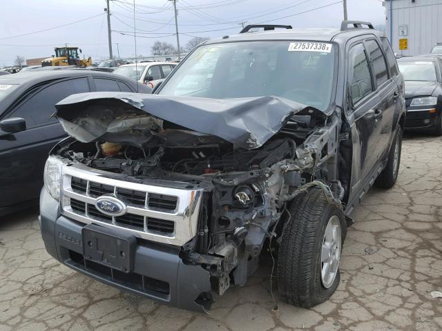 1FMCU03Z98KC70190 - 2008 FORD ESCAPE XLT GRAY photo 2