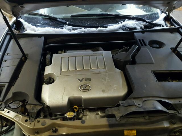 JTHBJ46G072139902 - 2007 LEXUS ES 350 TAN photo 7