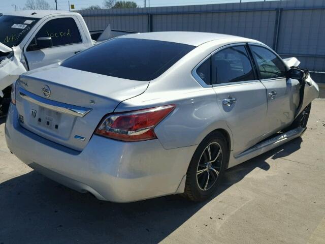 1N4AL3AP4DN409366 - 2013 NISSAN ALTIMA 2.5 SILVER photo 4