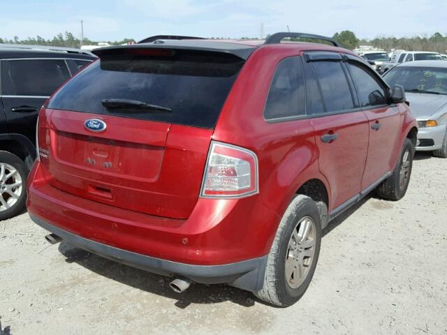 2FMDK3GC3ABB62519 - 2010 FORD EDGE SE RED photo 4