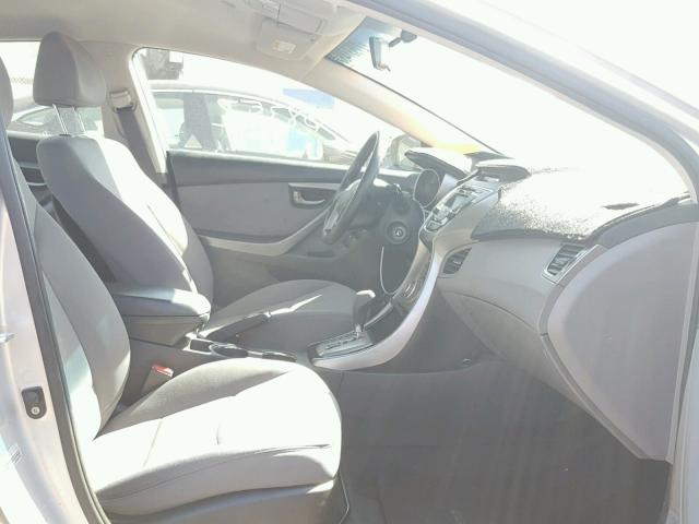 KMHDH4AE1DU823350 - 2013 HYUNDAI ELANTRA GL SILVER photo 5