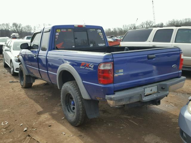 1FTZR45EX3TA05282 - 2003 FORD RANGER SUP BLUE photo 3