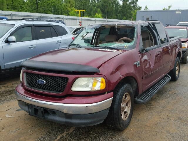 1FTRW07603KB40445 - 2003 FORD F150 Қызыл фото 2