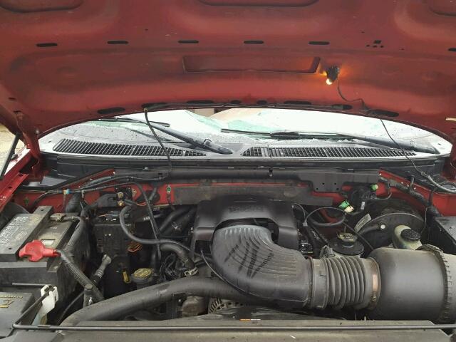 1FTRW07603KB40445 - 2003 FORD F150 Қызыл фото 7