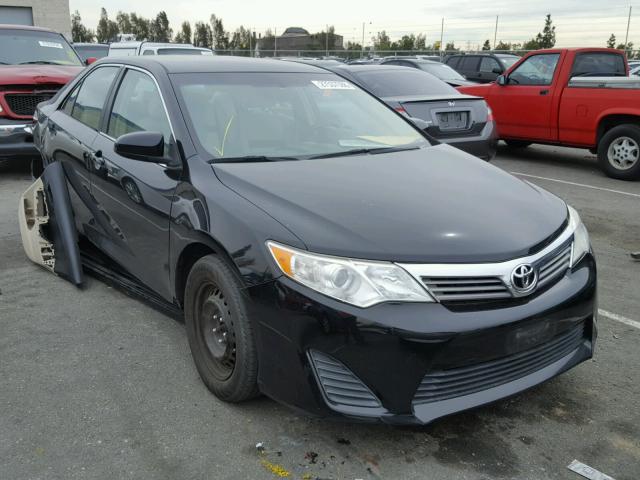 4T4BF1FKXCR202977 - 2012 TOYOTA CAMRY BASE BLACK photo 1