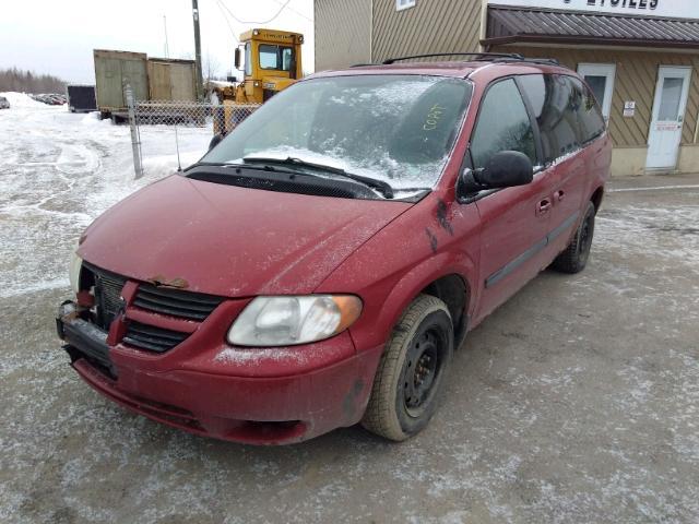 1D4GP24R57B123681 - 2007 DODGE GRAND CARA RED photo 2