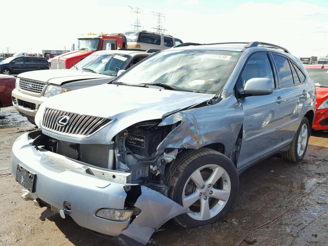 JTJHA31U140047155 - 2004 LEXUS RX 330 BLUE photo 2