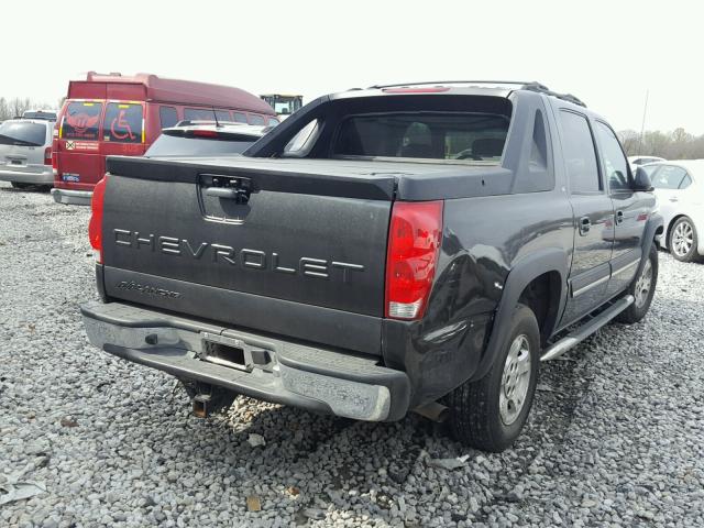 3GNEC12Z65G151496 - 2005 CHEVROLET AVALANCHE CHARCOAL photo 4