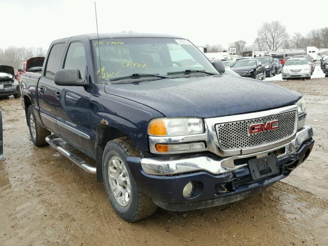 2GTEK13T451130323 - 2005 GMC NEW SIERRA BLUE photo 1