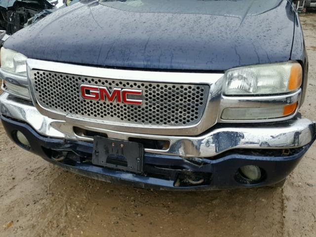 2GTEK13T451130323 - 2005 GMC NEW SIERRA BLUE photo 9