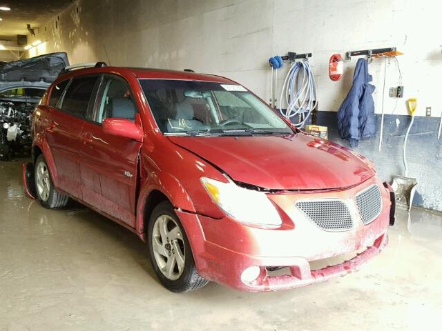 5Y2SL63885Z477279 - 2005 PONTIAC VIBE RED photo 1