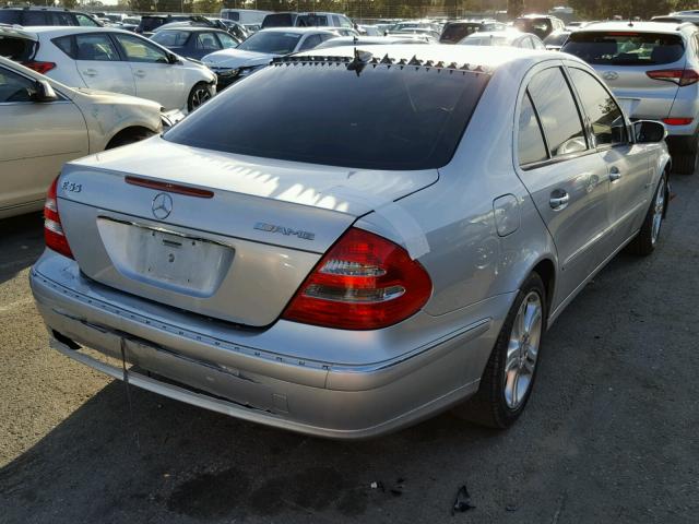 WDBUF70J93A144368 - 2003 MERCEDES-BENZ E 500 SILVER photo 4