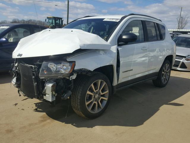 1C4NJDBB9GD596611 - 2016 JEEP COMPASS SP WHITE photo 2