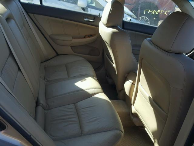 1HGCM66595A069909 - 2005 HONDA ACCORD EX GOLD photo 6