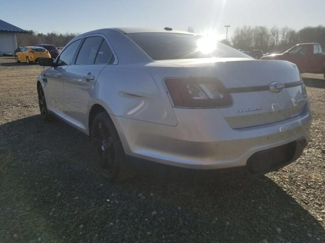 1FAHP2FW3CG131110 - 2012 FORD TAURUS LIM SILVER photo 3