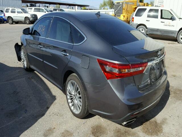 4T1BK1EB1HU249099 - 2017 TOYOTA AVALON XLE CHARCOAL photo 3