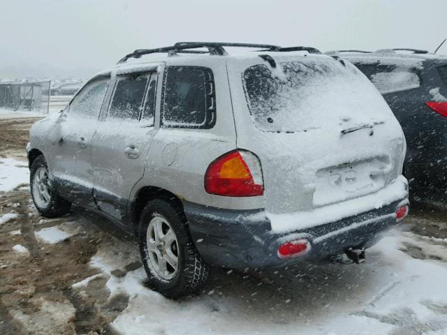 KM8SC73DX3U535482 - 2003 HYUNDAI SANTA FE G SILVER photo 3