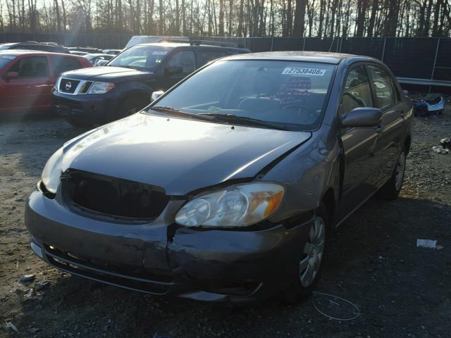 2T1BR32E64C245924 - 2004 TOYOTA COROLLA CE GRAY photo 2