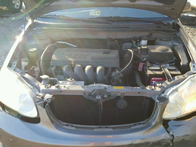 2T1BR32E64C245924 - 2004 TOYOTA COROLLA CE GRAY photo 7