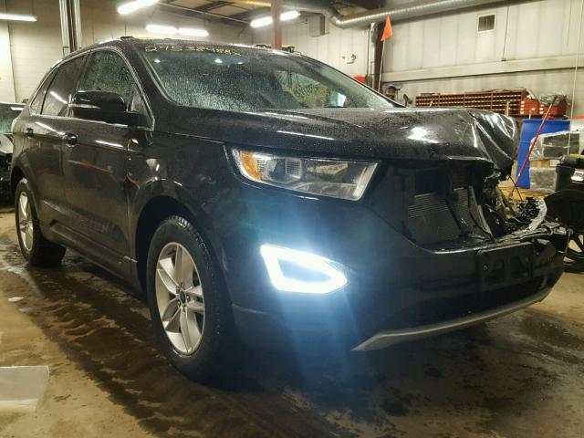 2FMPK4J83GBB16995 - 2016 FORD EDGE SEL BLACK photo 1