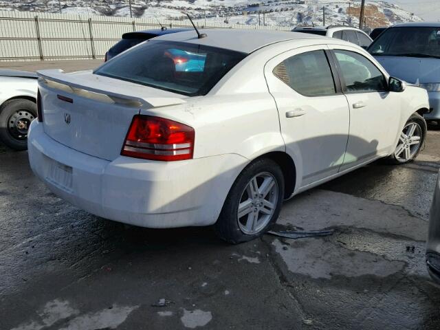 1B3CC5FB0AN221713 - 2010 DODGE AVENGER R/ WHITE photo 4