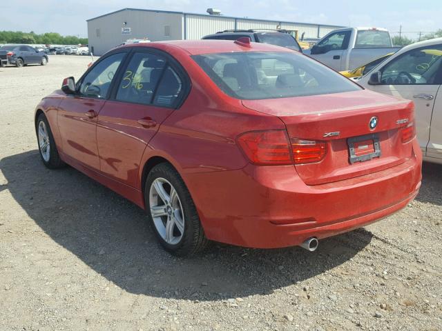 WBA3C3G59ENS69516 - 2014 BMW 320 I RED photo 3