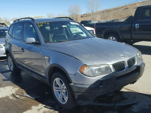 WBXPA93415WD05516 - 2005 BMW X3 3.0I GRAY photo 1