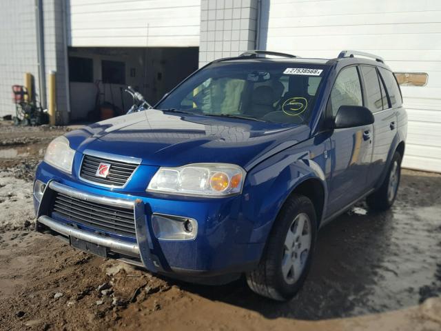 5GZCZ634X6S830338 - 2006 SATURN VUE BLUE photo 2