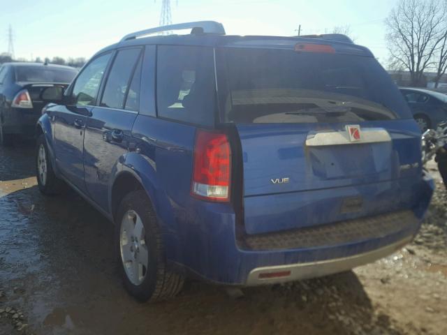 5GZCZ634X6S830338 - 2006 SATURN VUE BLUE photo 3