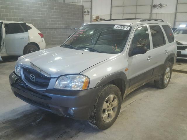 4F2CZ96123KM49132 - 2003 MAZDA TRIBUTE ES SILVER photo 2