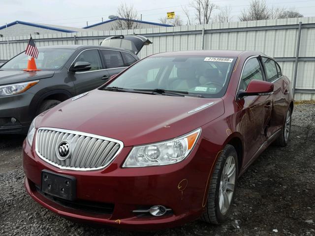 1G4GD5EG8AF151037 - 2010 BUICK LACROSSE C BURGUNDY photo 2