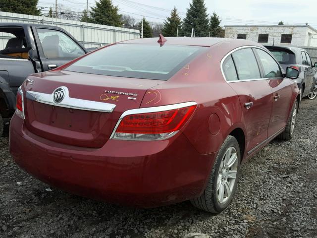 1G4GD5EG8AF151037 - 2010 BUICK LACROSSE C BURGUNDY photo 4