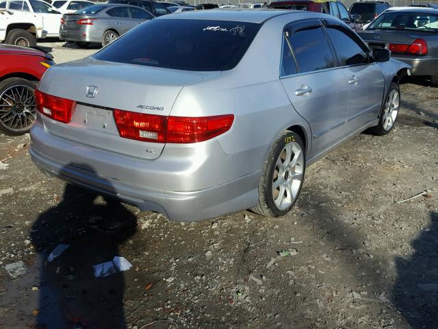 1HGCM56485A185099 - 2005 HONDA ACCORD LX SILVER photo 4