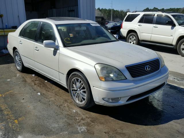 JTHBN30F910008842 - 2001 LEXUS LS 430 CREAM photo 1