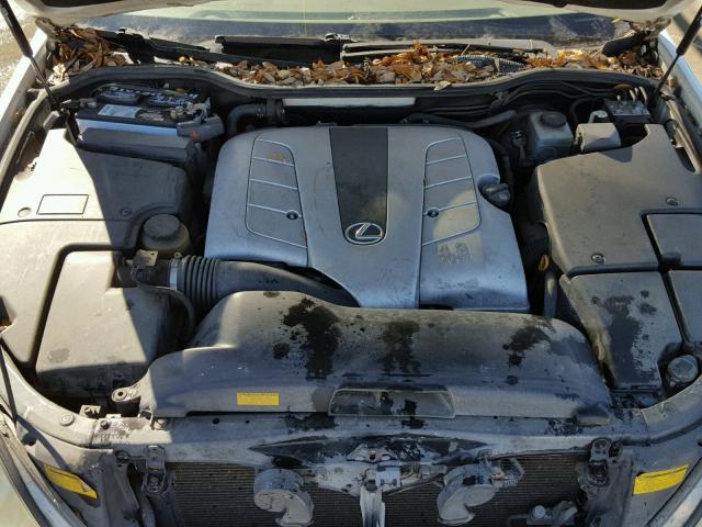 JTHBN30F910008842 - 2001 LEXUS LS 430 CREAM photo 7