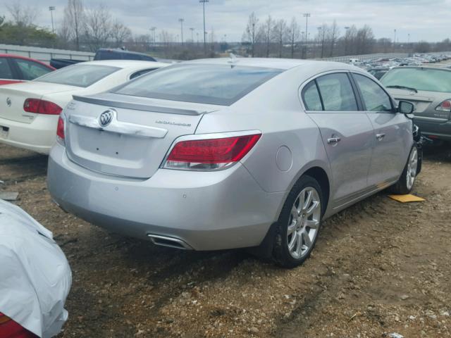 1G4GJ5G32DF230548 - 2013 BUICK LACROSSE T SILVER photo 4