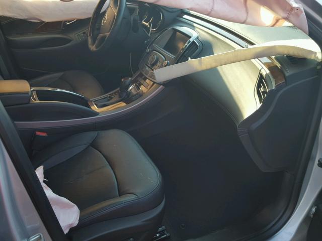 1G4GJ5G32DF230548 - 2013 BUICK LACROSSE T SILVER photo 5