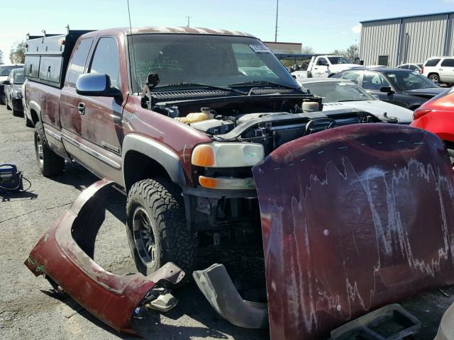 1GTHC29G21E338025 - 2001 GMC SIERRA C25 RED photo 1